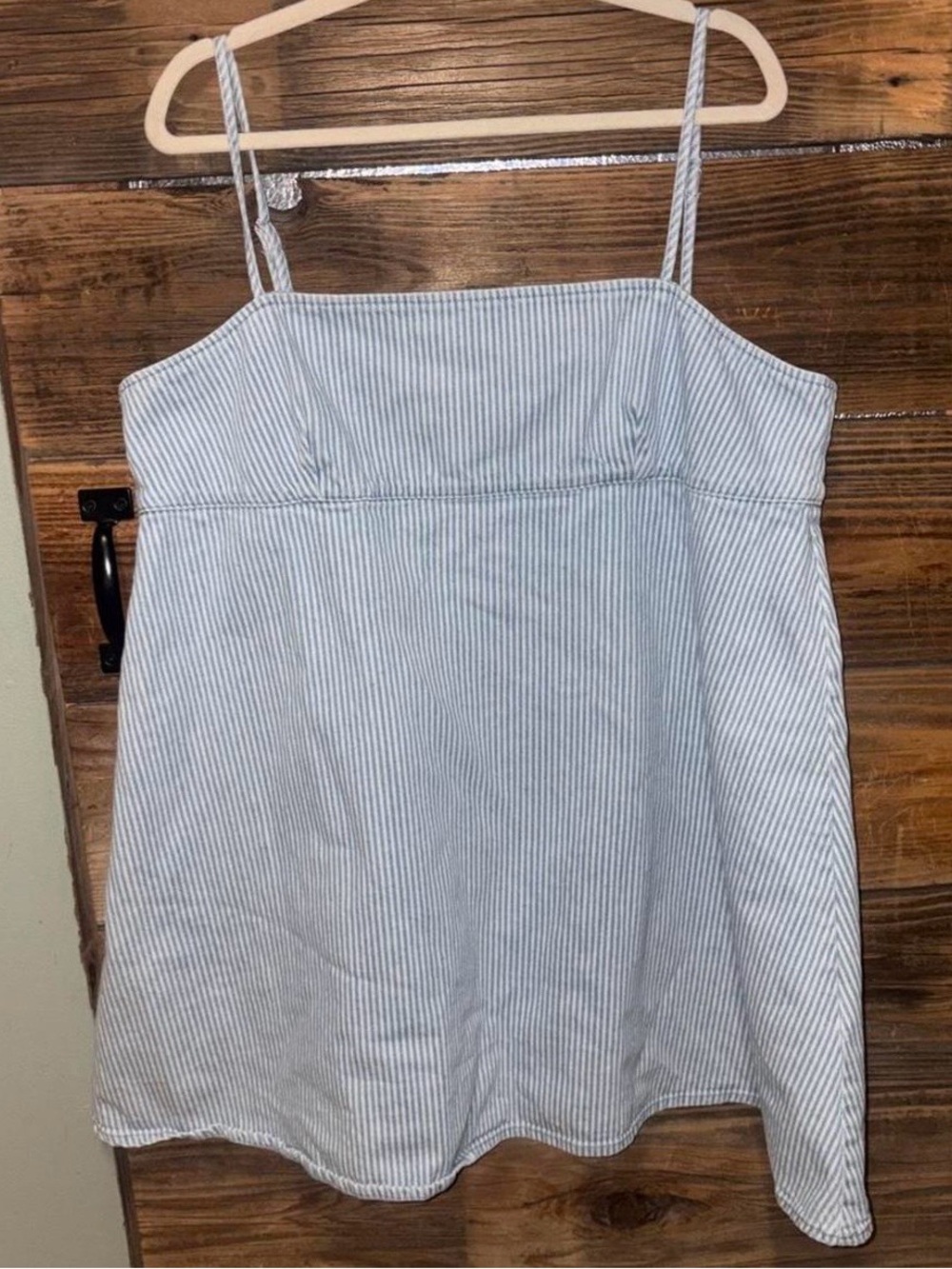 ASOS Striped Blue Spaghetti Strap Women’s Tank Top